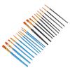 20 Pcs Watercolor Brushes Elastic Nylon Brush Head 10 Different Sizes Watercolor Brushes Set for Artist Beginners