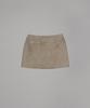 Obeodyupeulleeo Suede Mini Skirt_Ash Gray