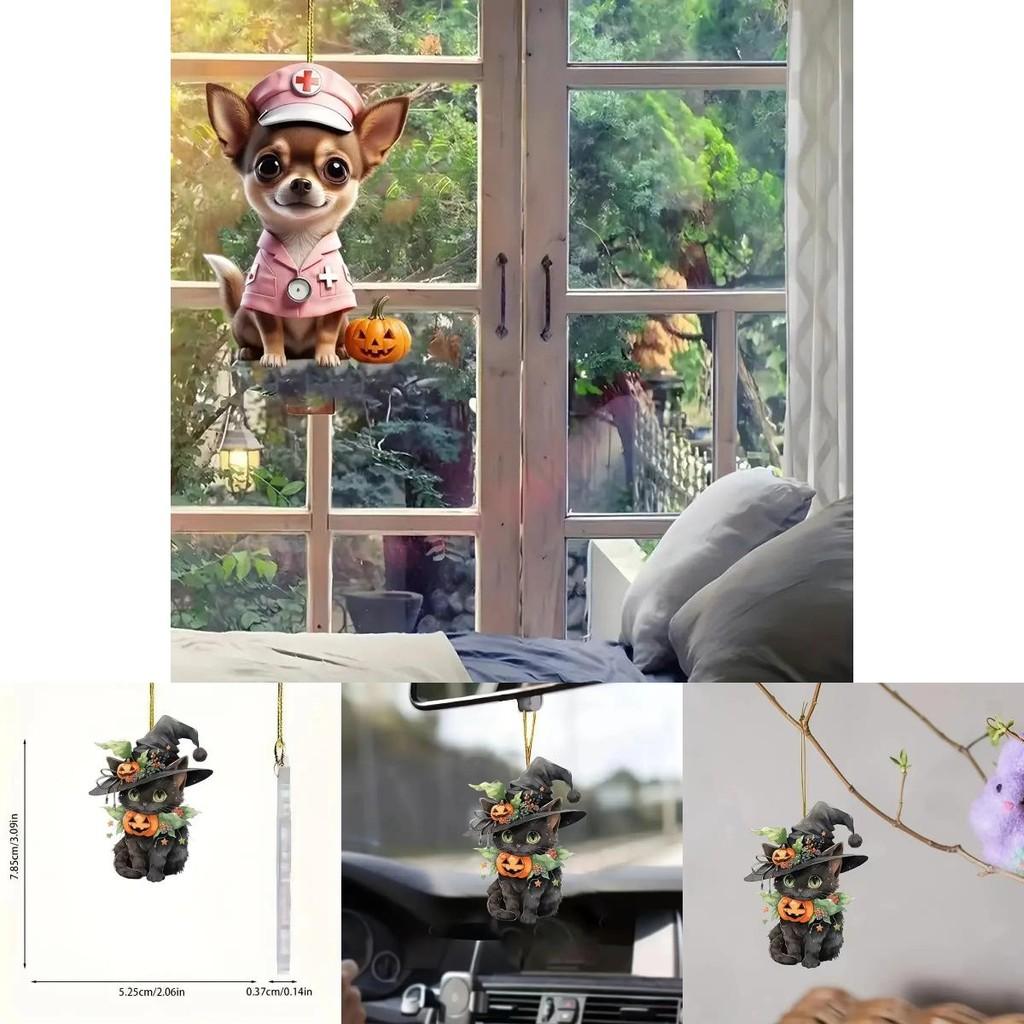 And Colorful Fun Cartoon Cat Car Ornament Charming Holiday Decoration For Every Occasion