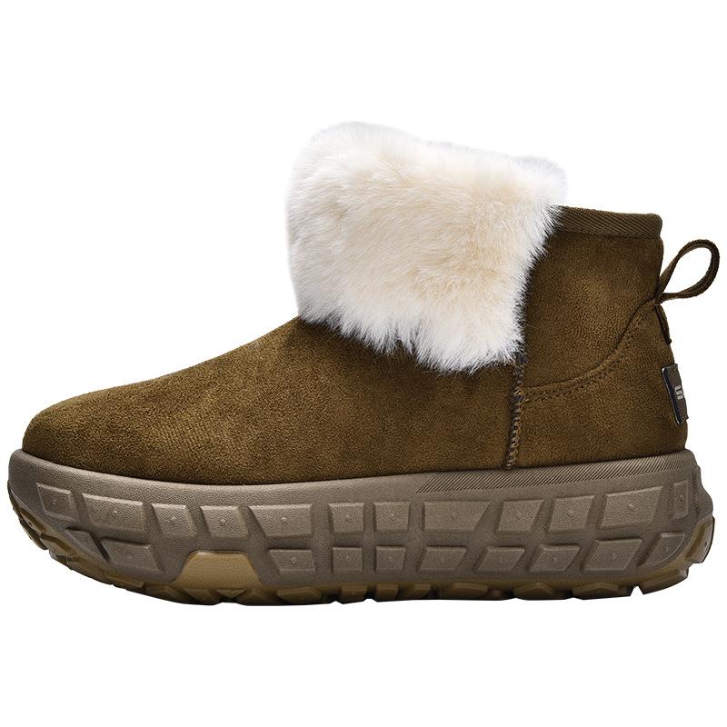 Winter New Platform Snow Boots Women's Plush Shoes Cotton Shoes 1376