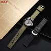 Ribbed Nylon Watchband Canvas Nylon Watch Strap 20mm 22mm 24mm for Omega Watchband Accessories for Military Watch Band Bracelets
