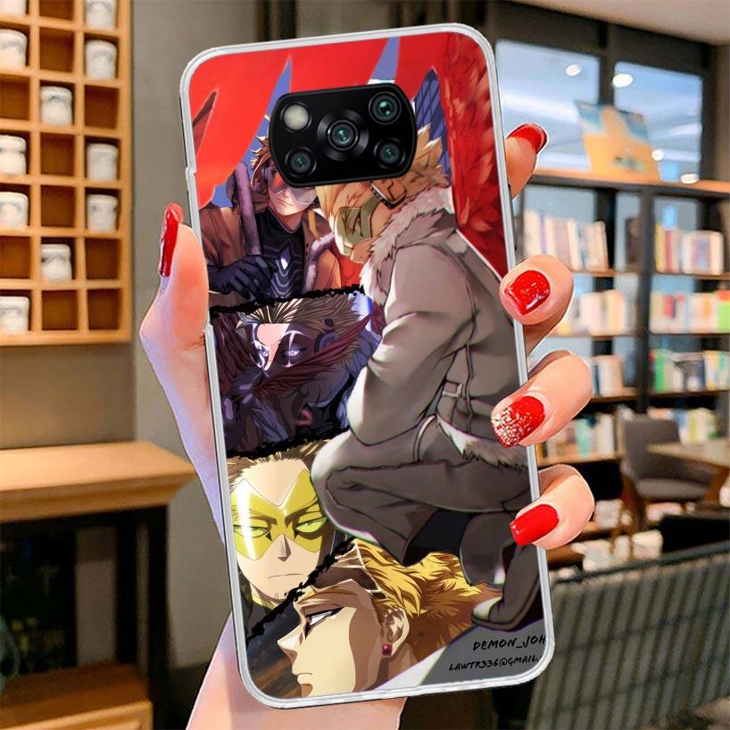 My Hero Hawks Cover Phone Case For Xiaomi Poco F7 Ultra X7 X6 X5 Pro M7 Redmi 15C 15 13C 13 12C 12 10C 10 9A 9C 9T 9 Shell Poco