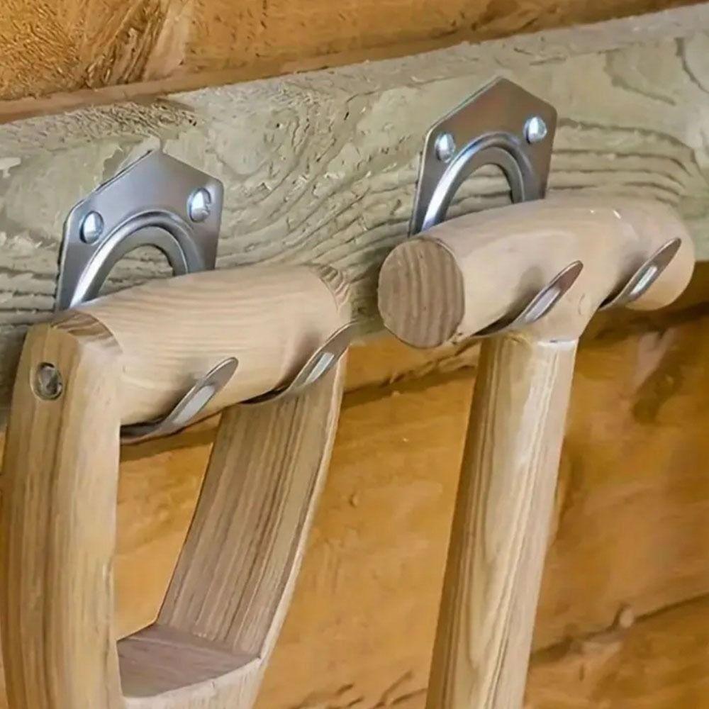 10Pcs Durable Tool Storage Hooks Easy Install Hose Storage Hook Garden Metal Hooks  Shed Organizer