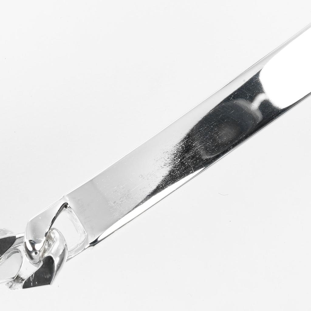 TIFFANY&Co. Kihei ID Plate Bracelet Silver925 13.35g Women Used