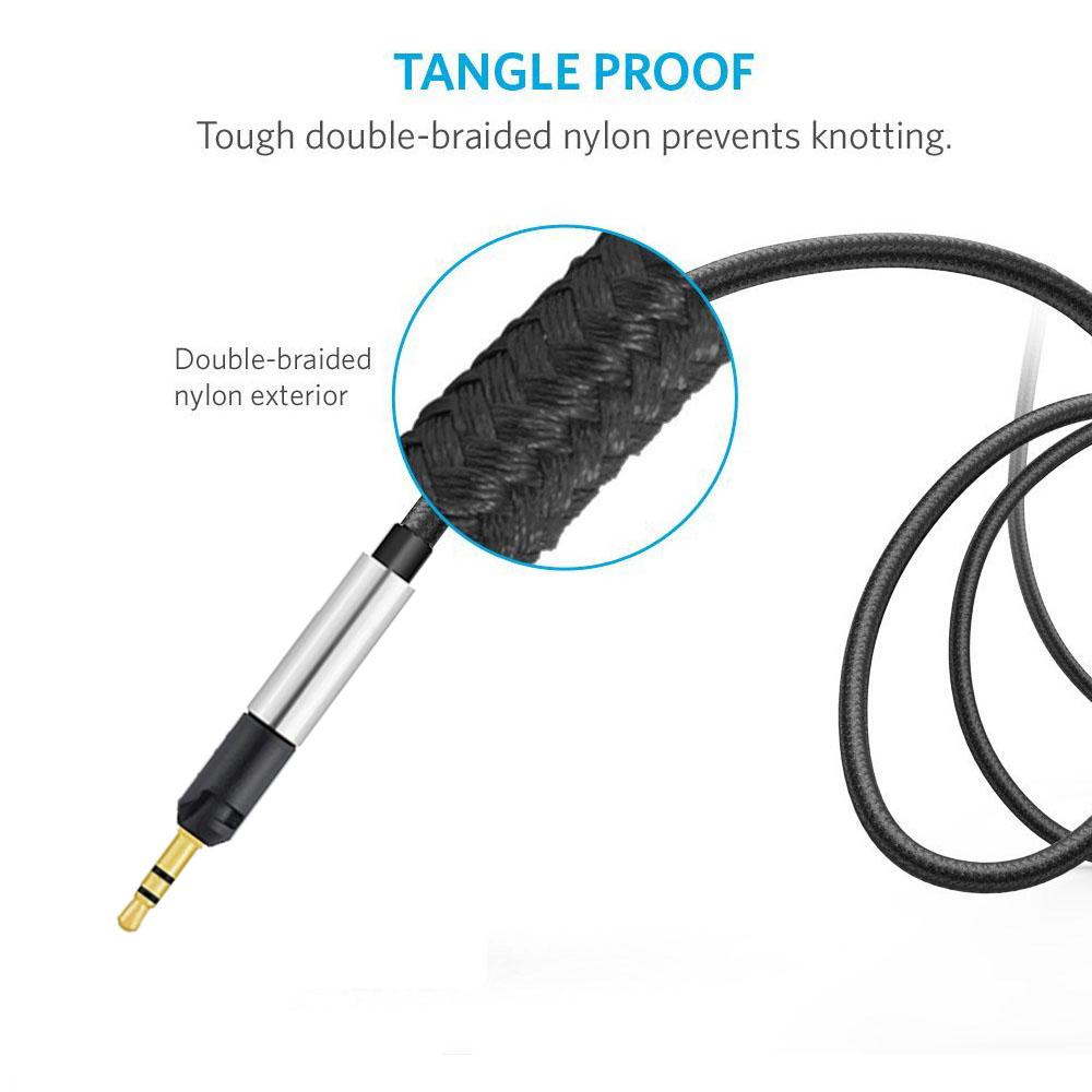 Audio Cables for Sennheiser HD560S HD620S HD400 PRO HD599 HD569 HD598 HD505 Headphone Cable Replacement Cords With Mic RemoteGood Product