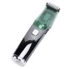 Cordless Vacuum Hair Trimmer Low Noise Strong Power LED Display Water Proof 1400mAh Men Vacuum Grooming Set for