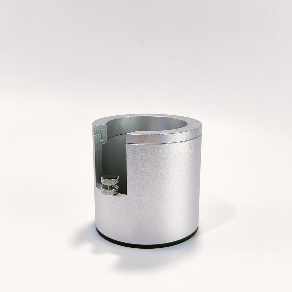 Aluminum Coffee Tamping Stand: Universal Tamper Base for 51mm, 53mm, and 58mm.