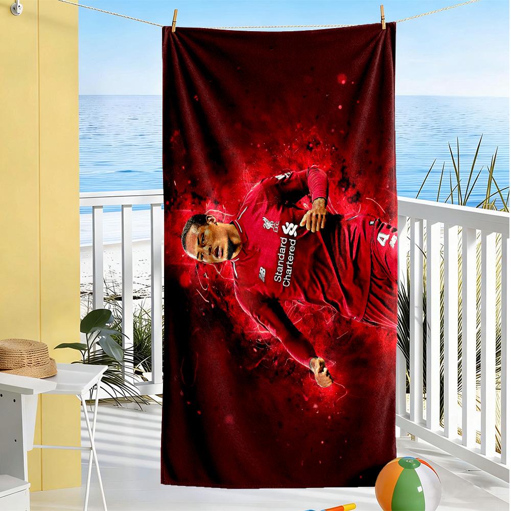 Towards Sunset Beach Towel Quick-Dry Soft Microfiber Comfortable Lightweight Suitable for Sports, Travel, Swimming, Yoga, Bathroom, Beach, And Pool