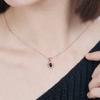 ELLE Jewelry Ella Oval Onyx Necklace ELBRNN205