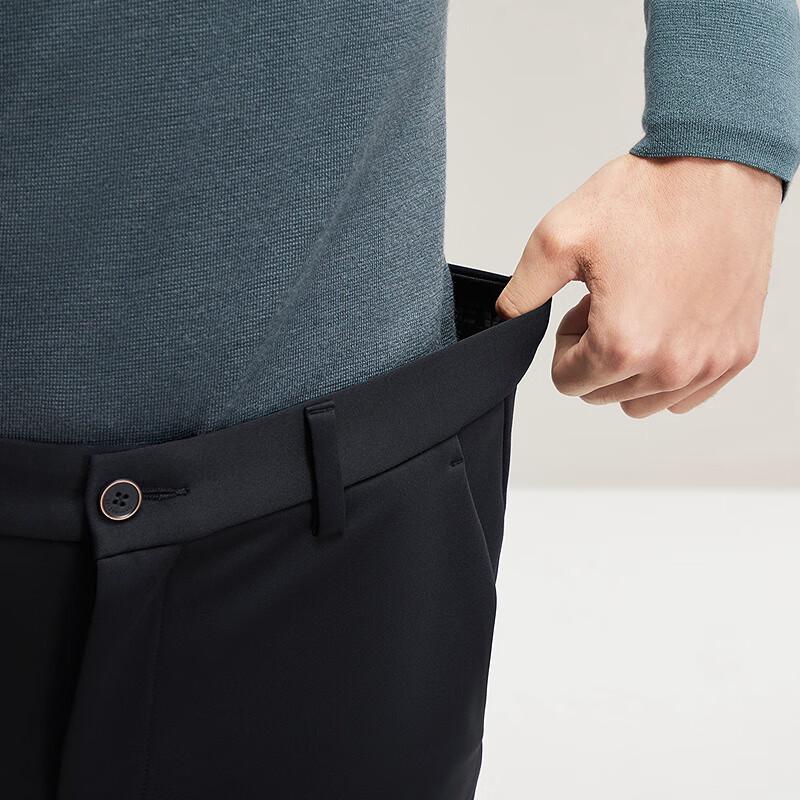 Seven Brand Men's Silk-Blend Straight-Leg Trousers
