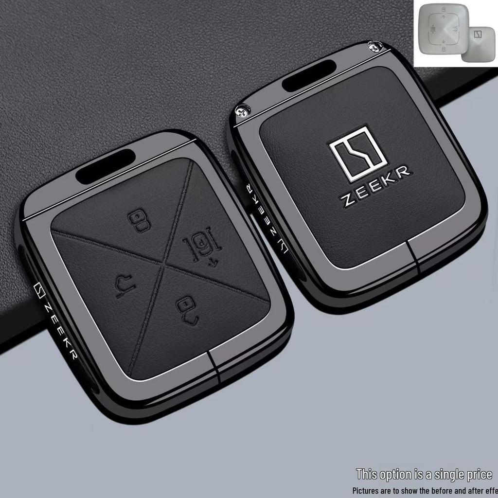 Zeekr 9X/8X Schlüsseletui: Obsidian Schwarze Edition - Ultra/Max Neue Auto-Taschen-Schnallen-Schale