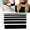 Women Lady Black Velvet Choker Gothic Necklace Simple Retro Jewelry Xmas Gift