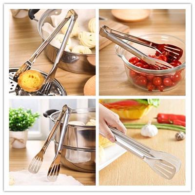 Novo Aço Inoxidável Churrasco Buffet Gelo Pão Bolo Comida Pinças Clipe Utensílio De Cozinha Escolha