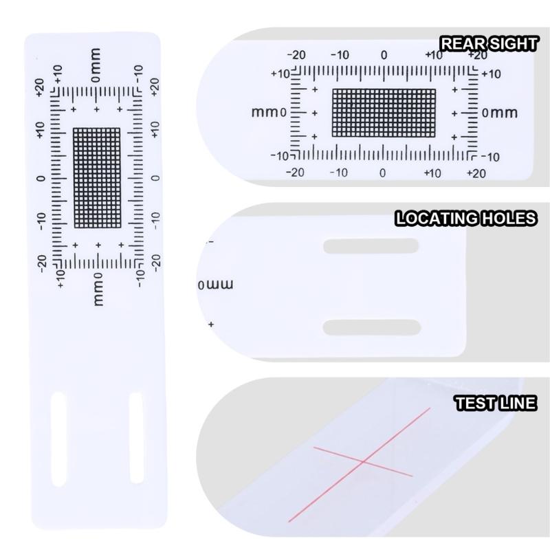 2/4Pcs Crack Monitor Plastic Easy to-Use Grids Concrete Crack Monitorings Record Standard Crack Monitors