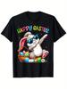 Easter Shirts for Women and Men - Funny Bunny Easter Happy Easter T-Shirt, 100% Unisex T-Shirt