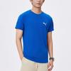 PUMA EVOSTRIPE T Shirts Unisex Blue Glaze 17 Crew Neck Moderate 690664-17