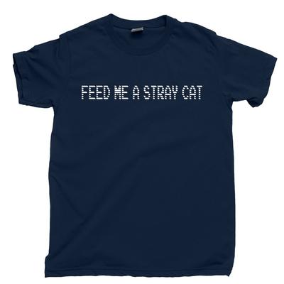 Feed Me A Stray Cat T Shirt Return Some Videotapes American Psycho Dorsia Tee
