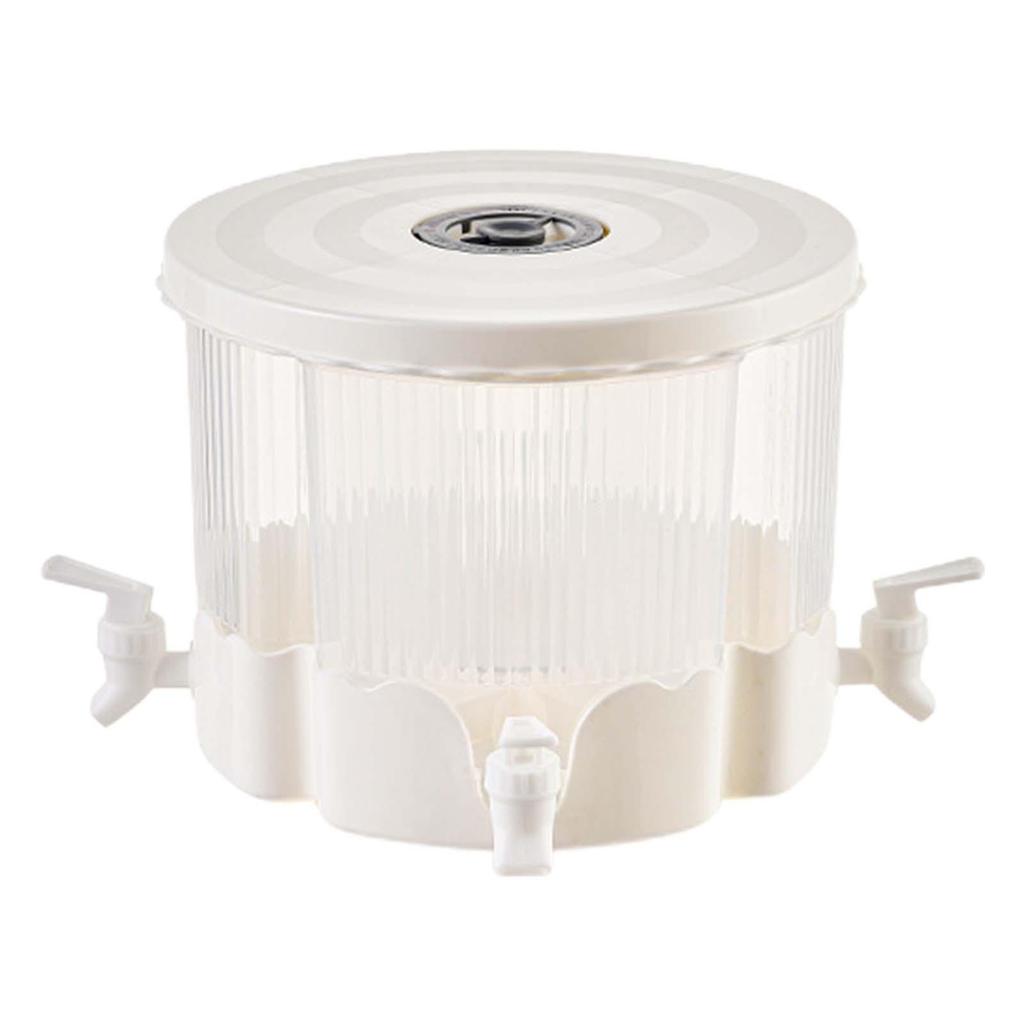 6L Cold Kettle Beverage Dispenser Removable 4 Grid Rotate 360° Daily Use