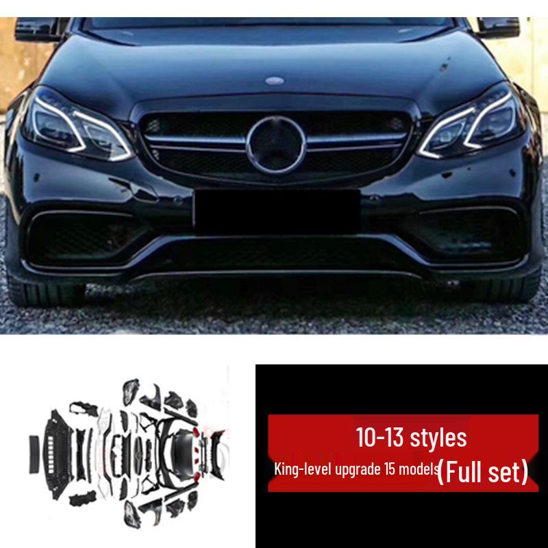 Mercedes-Benz E-Class W212 E63 Carbon Fiber Body Kit: Front & Rear Bumpers, Front Lip, Side Skirts, Rear Lip, Tail Wing, Hood.