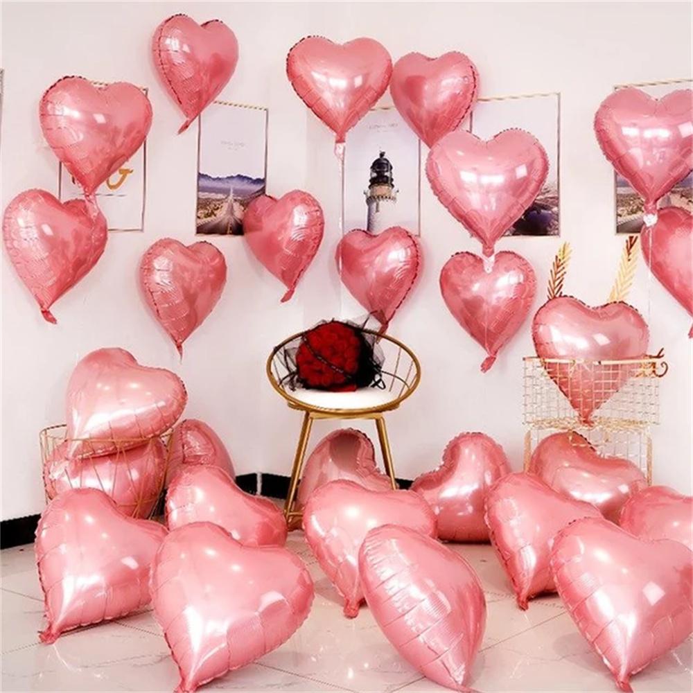 10Pcs Wedding Decoration Love Balloons Valentine's Day Couple Romantic Proposal Christmas DIY Birthday Party Ornament Balloon