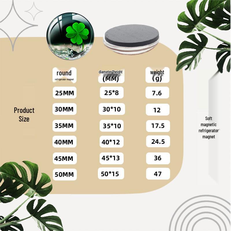 Mandala Pattern Soft Magnetic Fridge Magnet - Glass Decorative Sticker