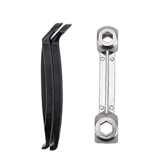 1 Set Bicycle Repair Tools Kit Stainless Steel Hex Wrench Inflator Multi-functional Road Mountain Bicycle Maintenance Tools Bike Accessories