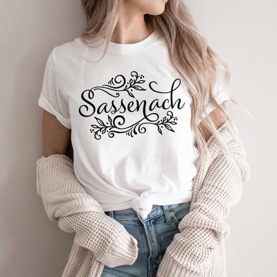 Sassenach Shirt Outlander Book Series T-Shirt Claire Jamie Fraser Shirts Outlander Tv Shows Inspired Tee Short Sleeve Tops