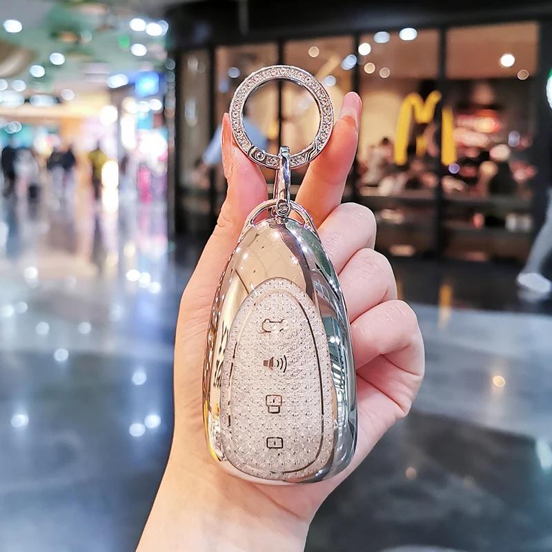 Keycase For Wey Blue Mountain Mountain Mocha Dht-Phev 23/24 Keycover Key Shell Keychain Cute Bear Keychain