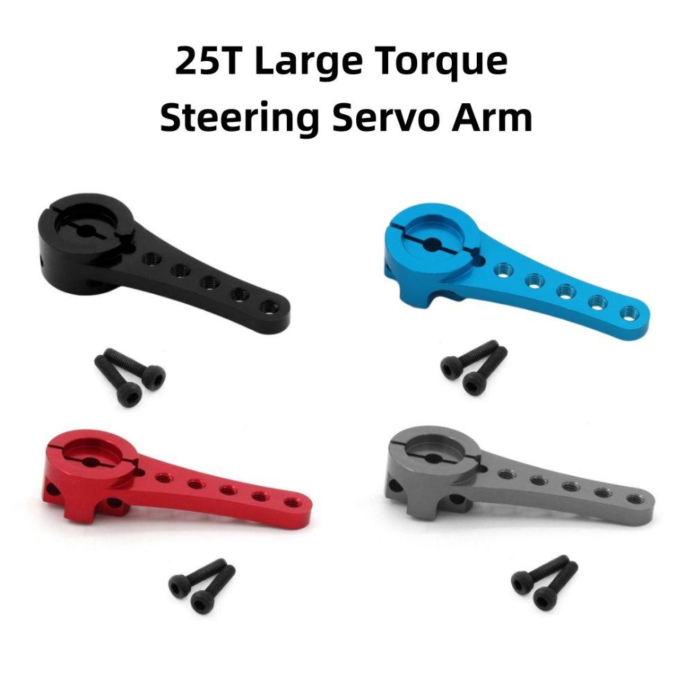 25T Metal Servo Horn Aluminum  Alloy Servo Swing Arm New Steering Servo Arm  for RC Crawler