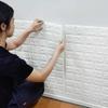 1/5/10PCS 35*38.5CM Foam 3d Stereo Wallpaper  Anti-collision Flexible Packaging Decoration Waterproof Wallpaper