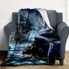 Mermaid Ghost Flannel Blanket Throw Blanket Soft Warm Sofa Bed Camping Home Decor Unique Christmas Gift Cs92233