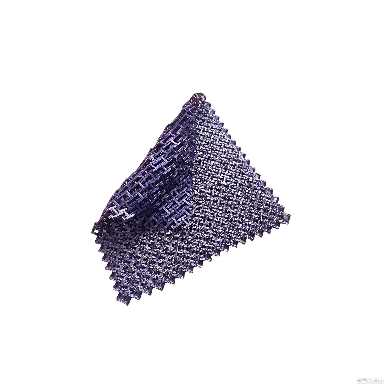 3D Printed Hinged Chainmail Non- Surface Decompression Relaxation Toy One Size синий