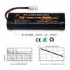 melasta 7.2V 3000mAh Ni-MH High-Power 6-Cell Battery Pack with Tamiya Compatible Discharge Connector for RC Racing Cars, Boats, Trucks, Airplanes, and