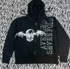Felpa stampata personalizzata tendenza americana giacca Harajuku stile gotico unisex maglione stampato 3D