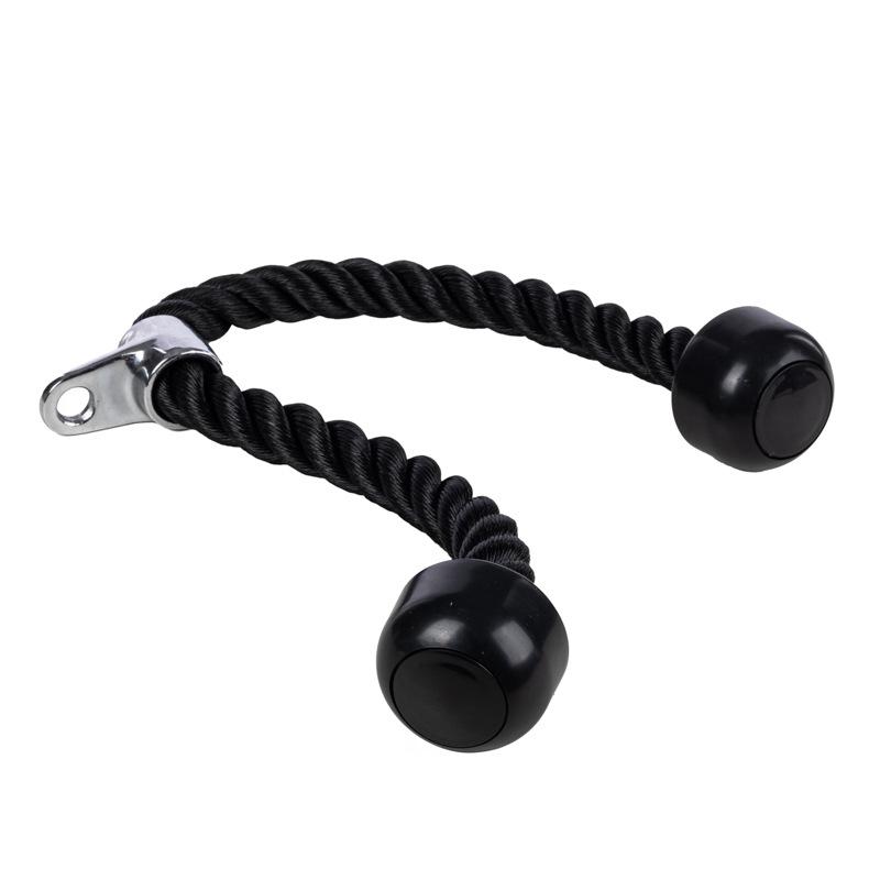 Double-Ended Triceps and Biceps Rope for Pushdowns, Curls, and High-Pulls - Gym Fitness Accessory