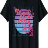 Flower Synthwave Sakura Vaporwave Cherry Blossom T-Shirt