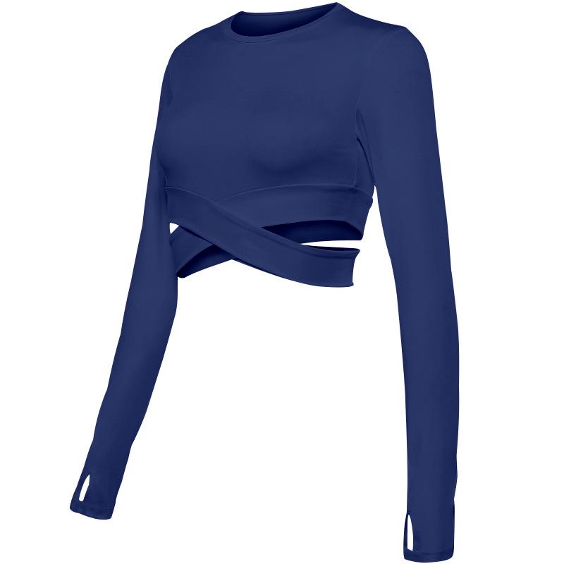 Women s Cropped Long Sleeve Yoga & Running Top Large