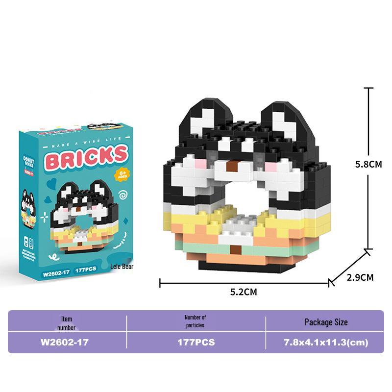 Santa Claus Micro Bricks Educational Toy - Compatible with LEGO, Building Blocks for Kids