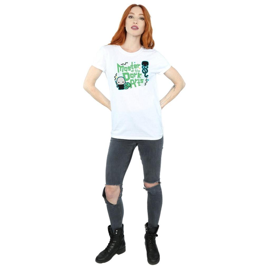 Harry Potter Womens/Ladies Voldemort Dark Arts Junior Cotton Boyfriend T-Shirt