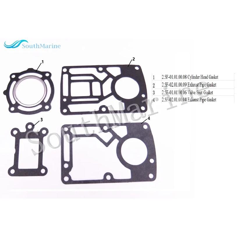 Outboard Engine Complete Power Head Seal Gasket Kit for Hidea 2.5F Boat Motor