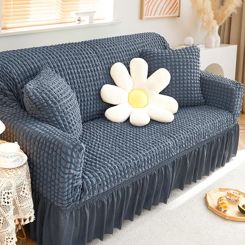 Seersucker Sofabezug All-Inclusive Universal Universal Stretch Sofabezug Bezugsstoff