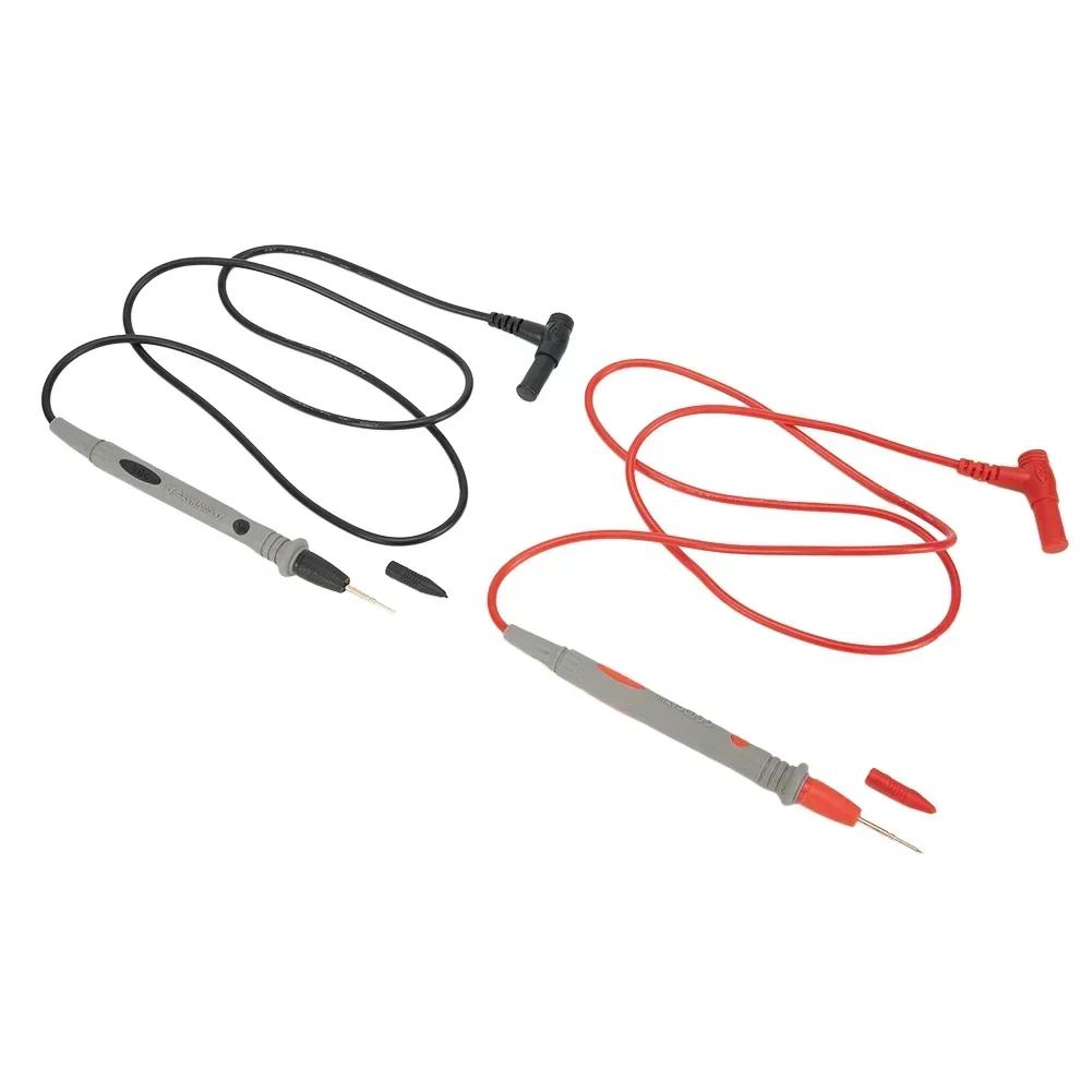 Multimeter Voltmeter Cable Ultra Fine Needle Tester Probe Test Cord Silicone Insulated Test Lead Measurement Instrument