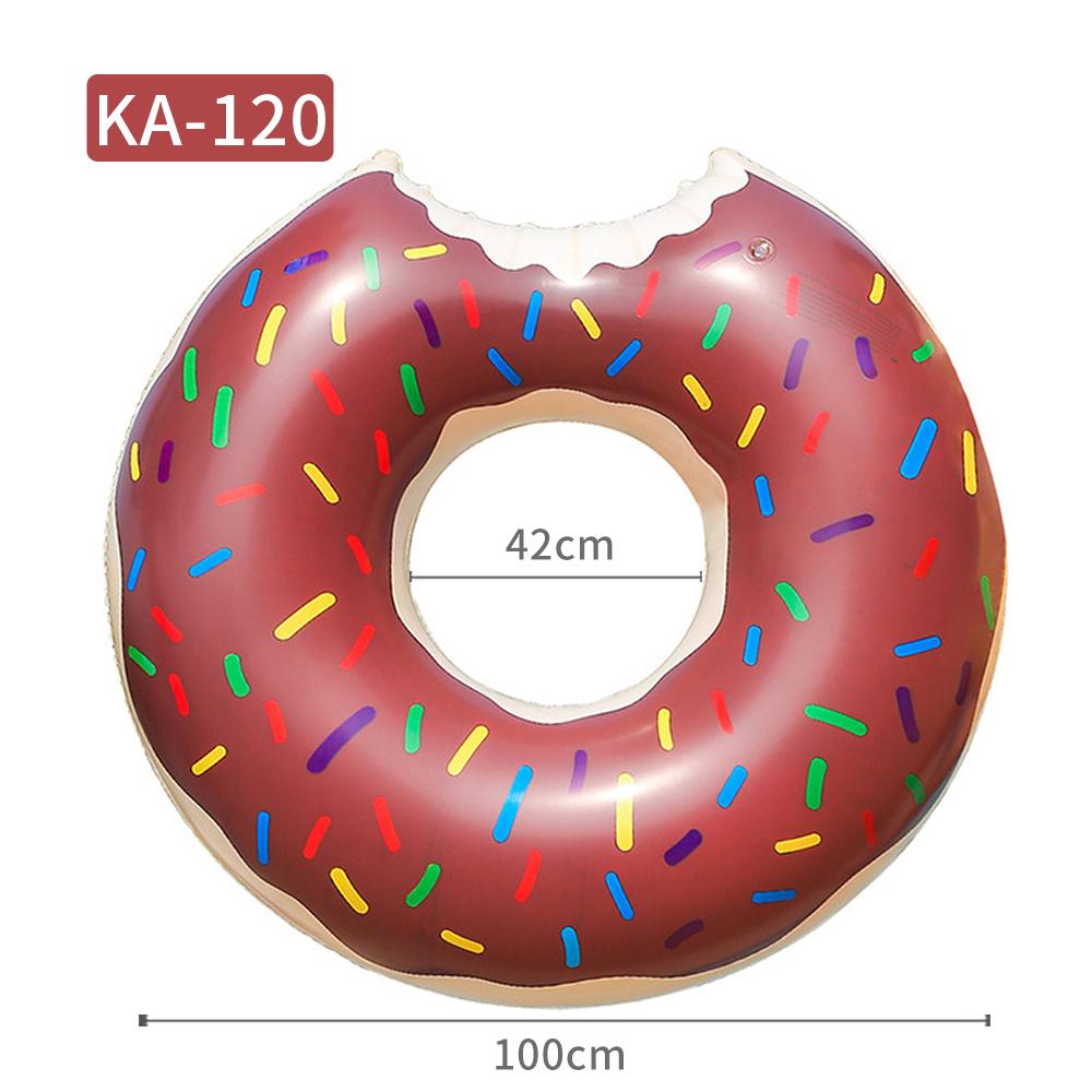 Sommer Wasser Aufblasbare Donut Schwimmen Ring Outdoor PVC Kinder Erwachsene Schwimmen Rettungsring Pool Spielzeug