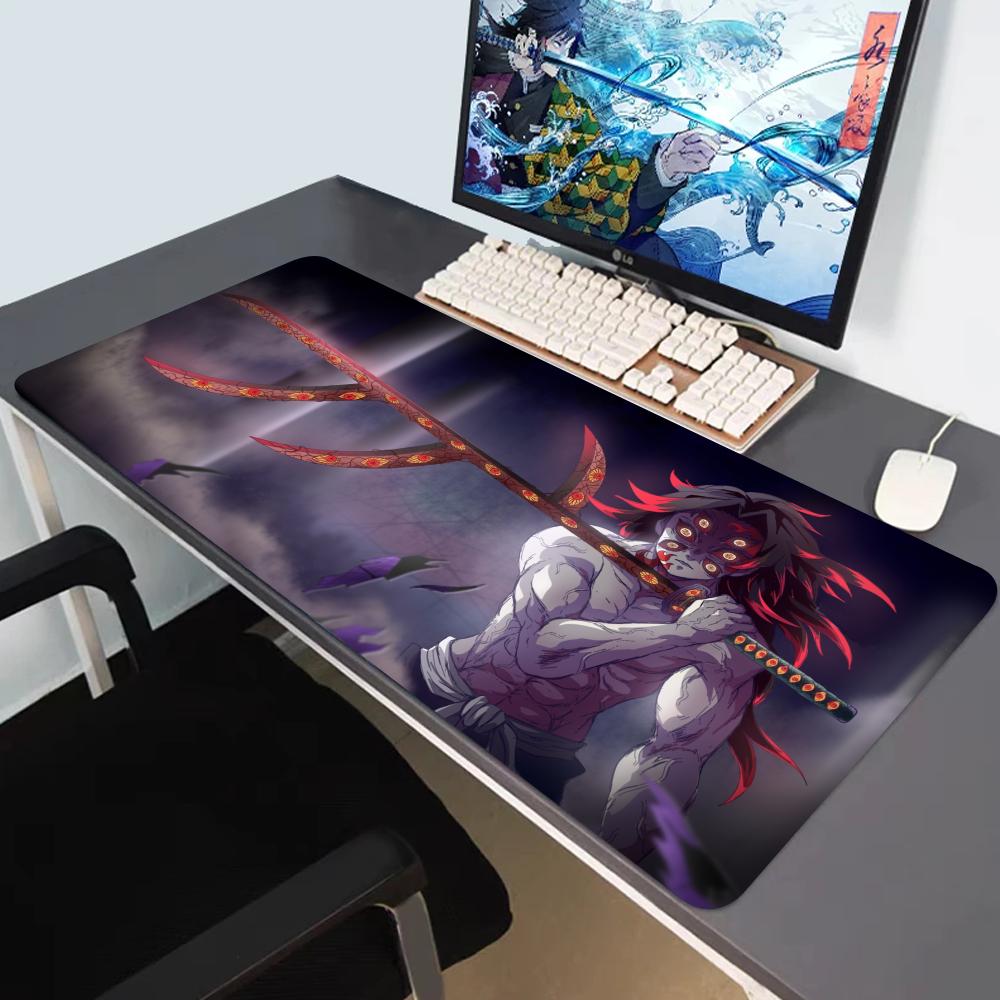 PC Red  White Anime Character Gaming Mouse Pad Waterproof Desk Mat for Gamers