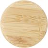 Bottle, 500 Ml Glass Sodocalcico Mate with Lid De Bamboo "Lume" Ocean Blue