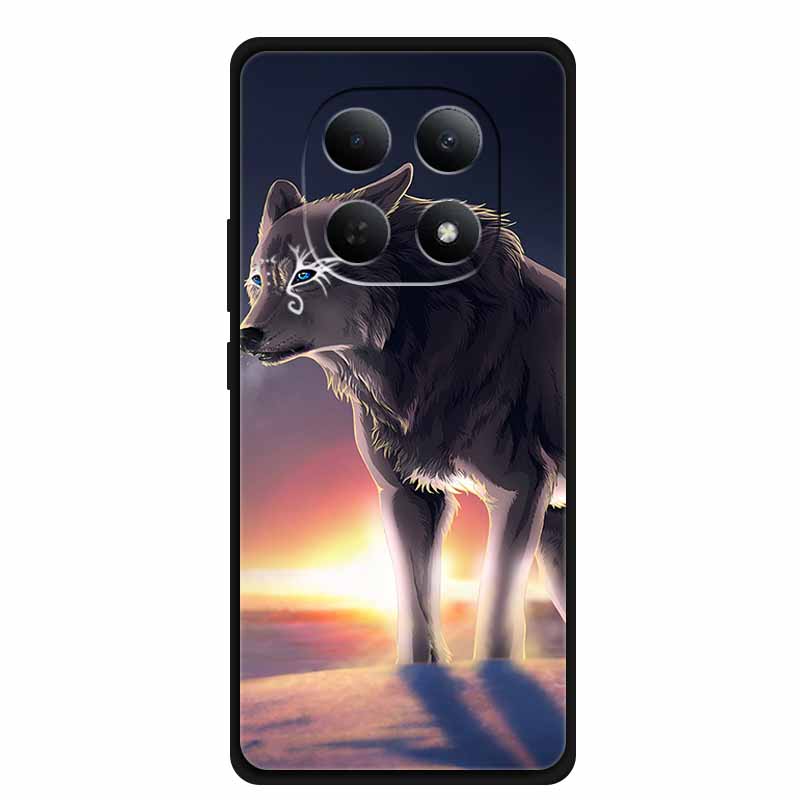 Cover For Xiaomi POCO M8 Case Funda For POCO M 8 Bumper Protective Luxury TPU Soft Silicone Back Phone Cover Animals Lion Tiger