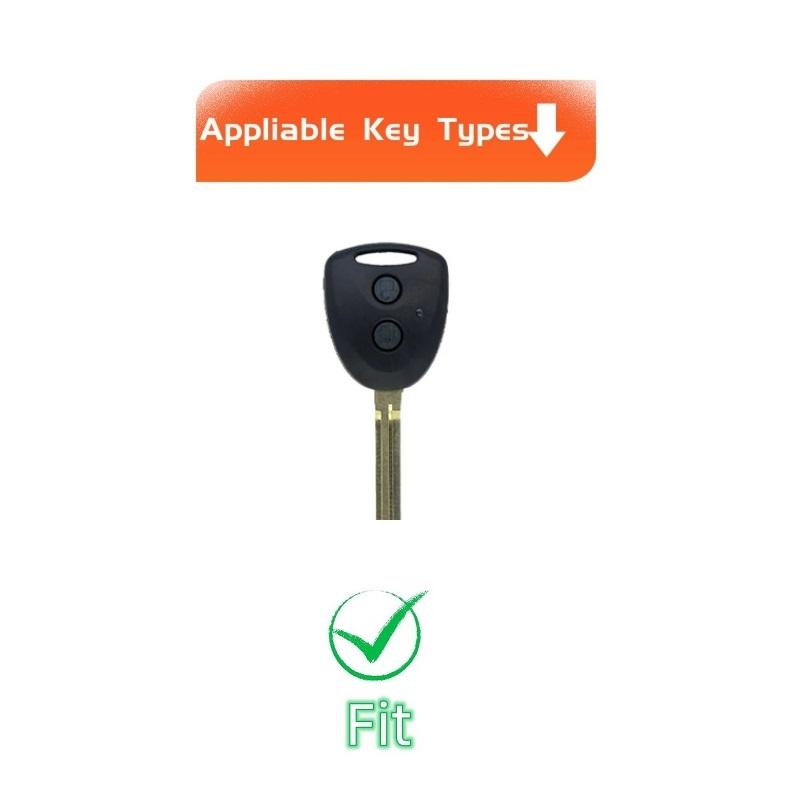 Key Fob Cover For TOYOTA Grand New Avanza Daihatsu Xenia PERODUA Alza Myvi Axia Perodua 2 Buttons TPU Car Key Cover Case Remote