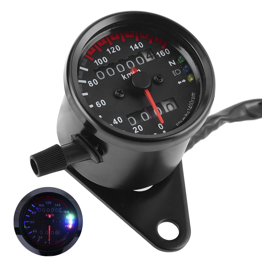 Contachilometri Contagiri Tachimetro LED 12V Stile Retrò Alta Precisione per Motocicletta