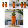 Carrot Soft Plush Doll With Cartoon Style Suitable For Backpack Decor And Giftgiving
