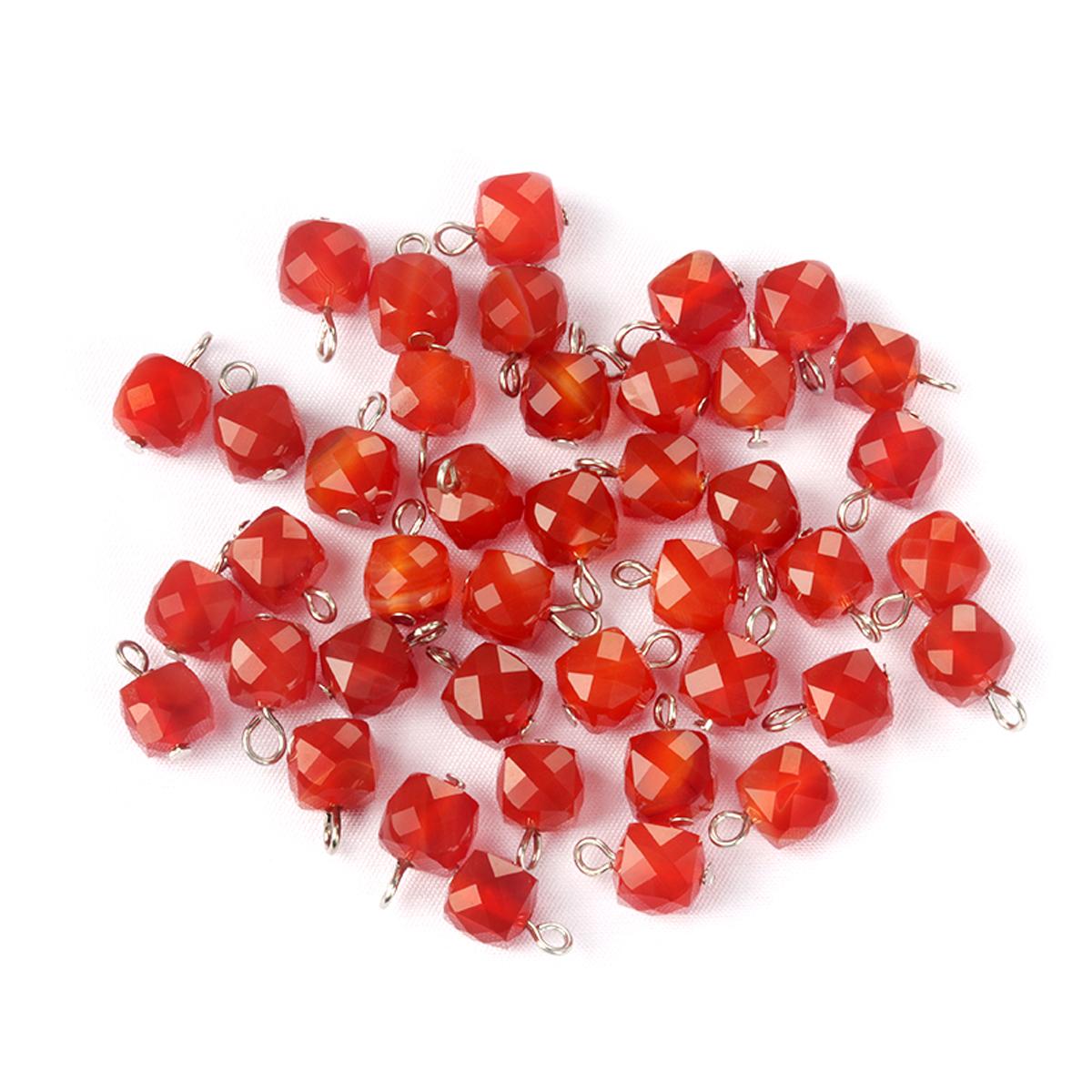 

1 шт./10 шт. Невеликий гранований кулон із натурального каменю, ручної роботи, квадратний кристал, кварц, лазурит, аметист, аквамарин, підвіски для виготовлення ювелірних виробів своїми руками 9 мм 9mm